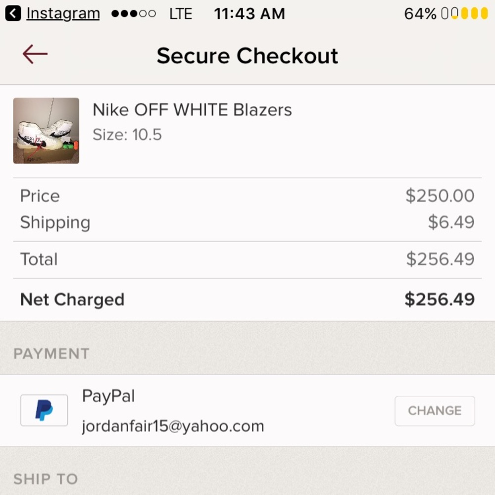 Proof I can pay thru PayPal